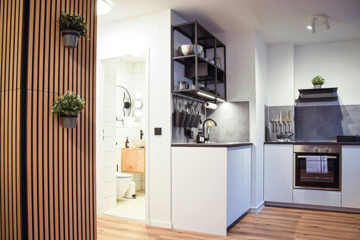Kühlschrank, Ofen, Herdplatte, Geschirrspüler