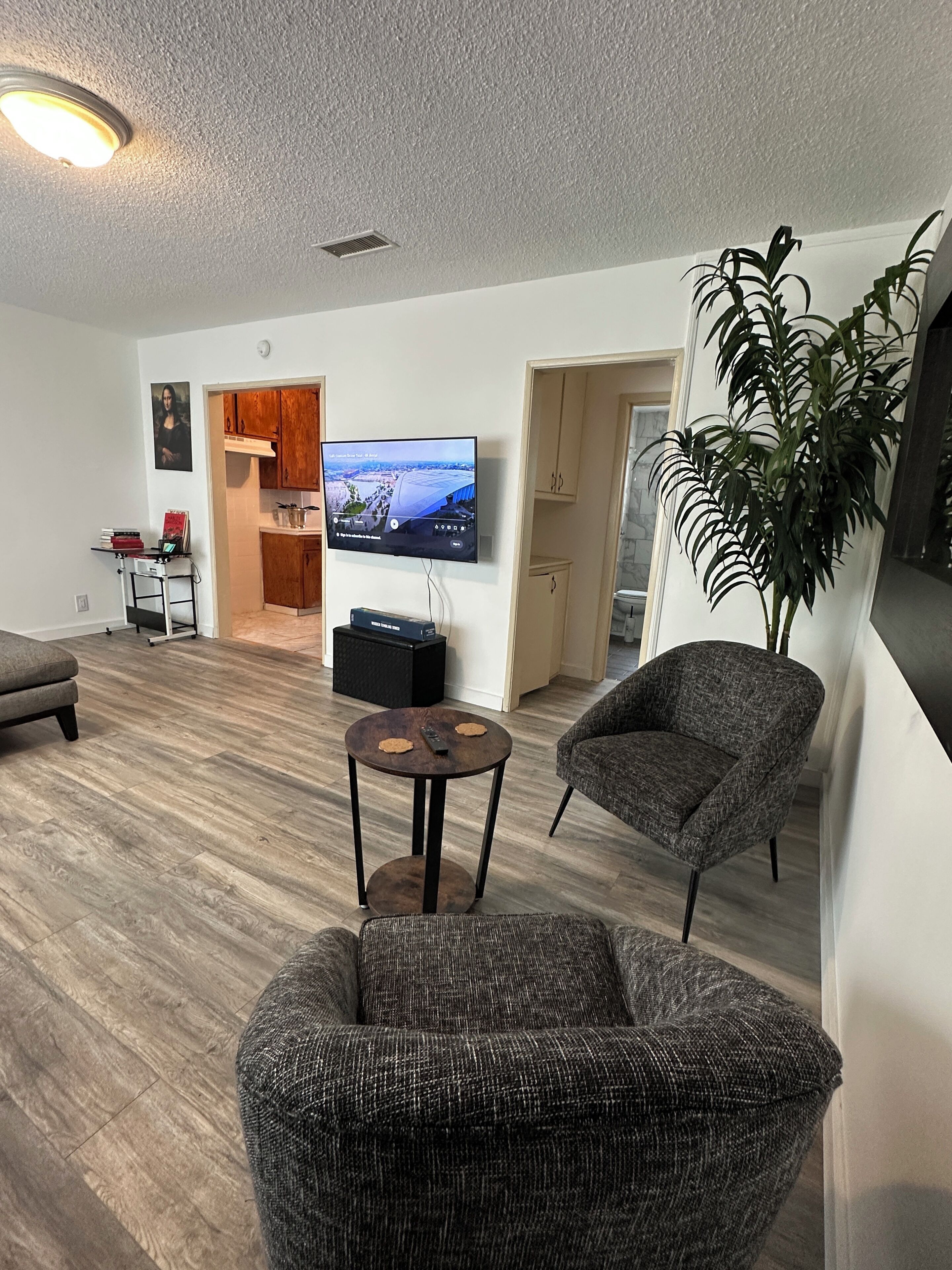 Smart TV, video games, books, stereo