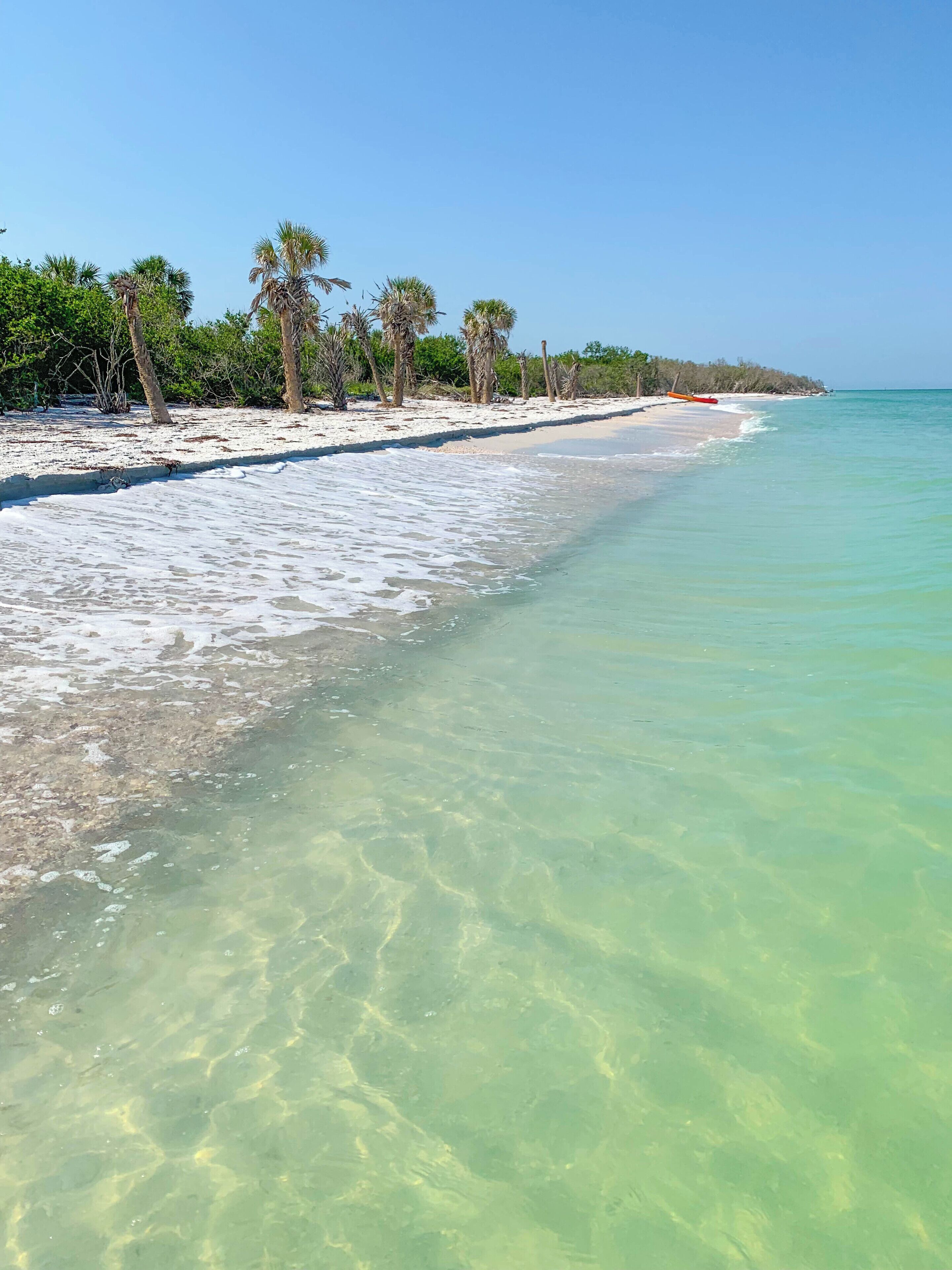 Vlak bij het strand