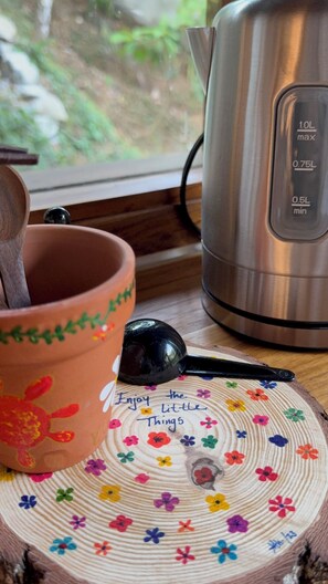 Coffee and/or coffee maker - Book our beautiful Cabaña del Sol in Se'Tena, just 10 minutes from Minca (Santa Marta)