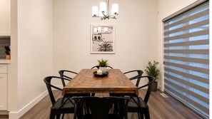 Dining - Heartland Stays - Brand New 3 Bed Room Cozy Home with AC, Garage, BBQ (Cochrane)