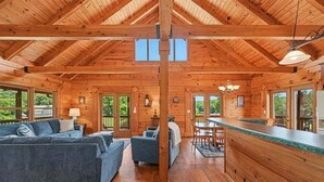 Unclassified image, 4 of 39, button - Dog-friendly, Lake View Cabin w/ Furnished Decks, Ping-pong & Darts (Louisa)