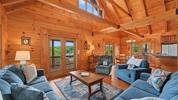 Maison, Plusieurs lits, balcon (Longview Lodge) | Aire de séjour