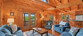 Dog-friendly, Lake View Cabin w/ Furnished Decks, Ping-pong & Darts