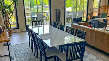 House, Multiple Beds, Kitchen (The Blue Heron Retreat) | Dining