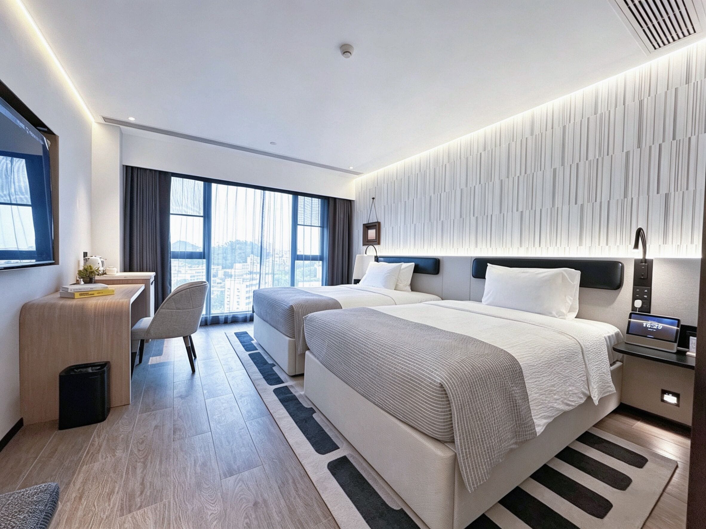 Luxury Twin Room | Free WiFi, bed sheets