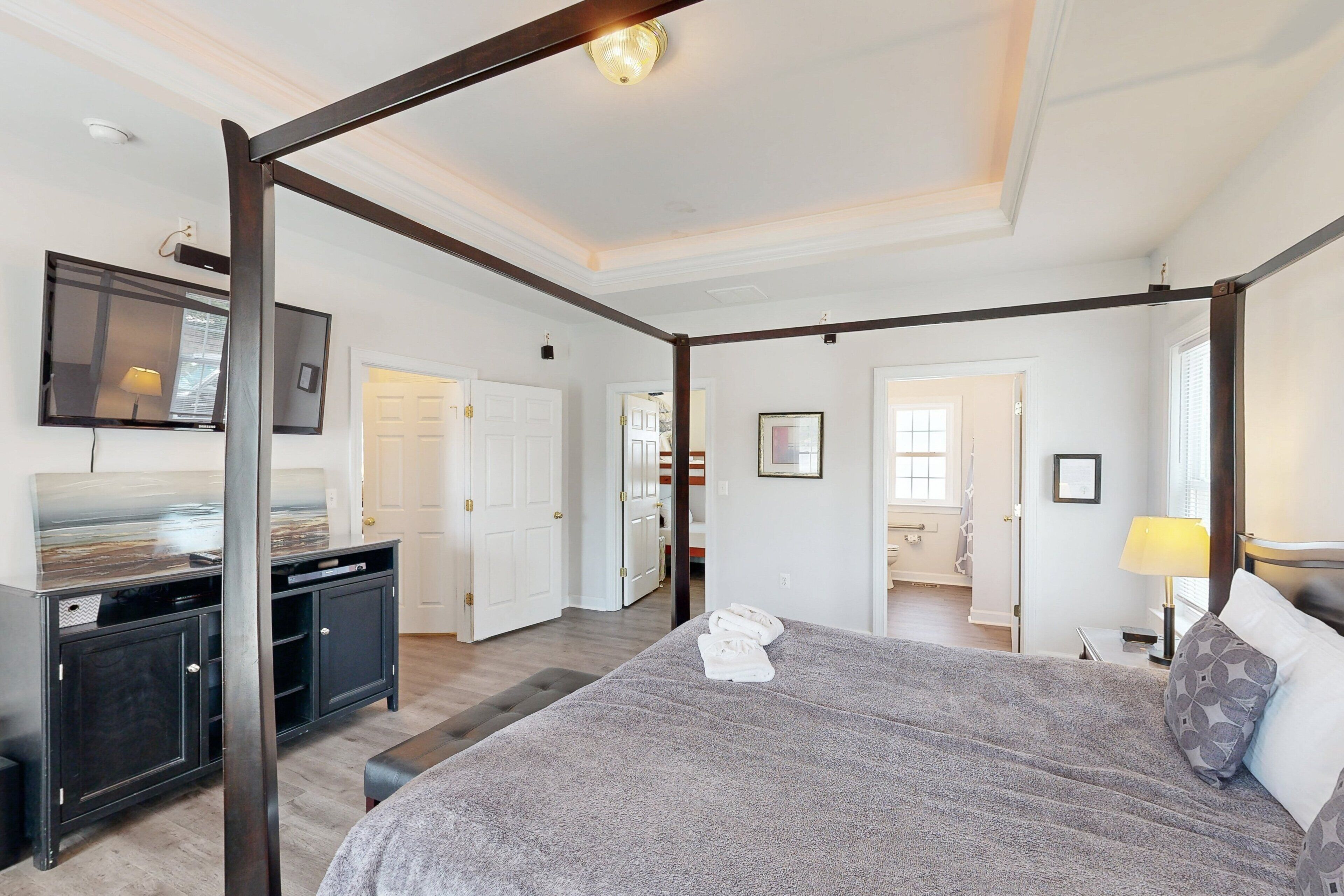 House, Multiple Beds, Kitchen (A Home Away) | 4 bedrooms, individually decorated, individually furnished, bed sheets
