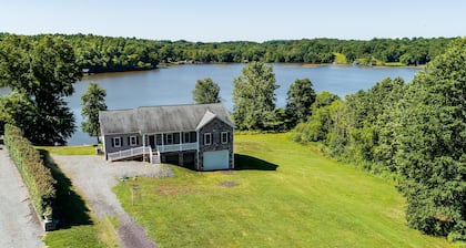 Two-story, Lakefront Getaway With Dock, Beach, Grill, 2 Kayaks, 2 Canoes, AC