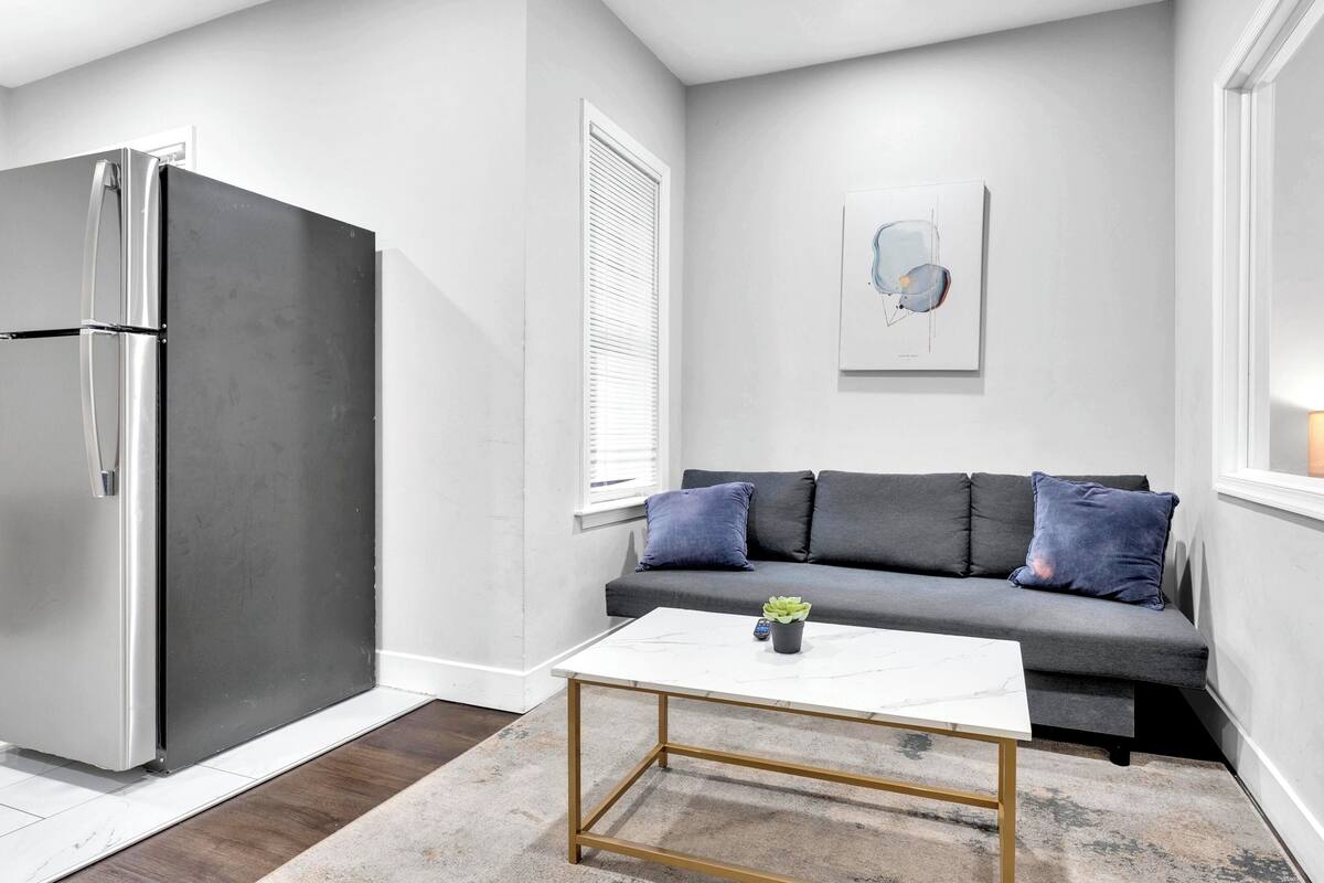 Apartment, 2 Bedrooms | Living area | 55-inch Smart TV with digital channels