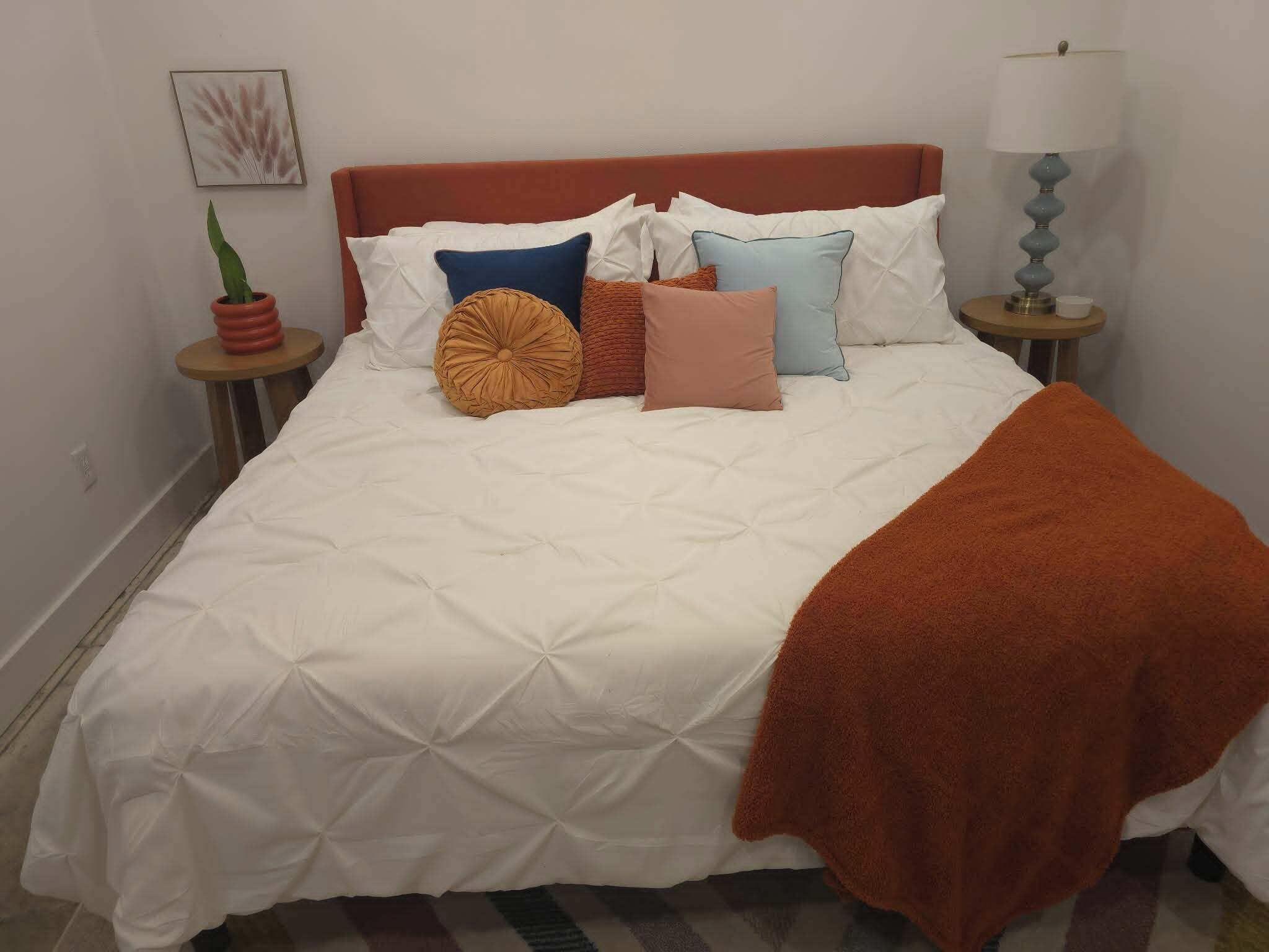 5 dormitorios, tabla de planchar con plancha, Internet y ropa de cama