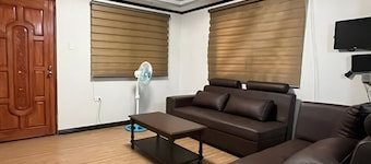 A temporary relocation, this space provides comfort, privacy, and convenience.