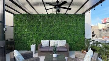 Appartement, 1 chambre, fumeurs, balcon | Terrasse/Patio