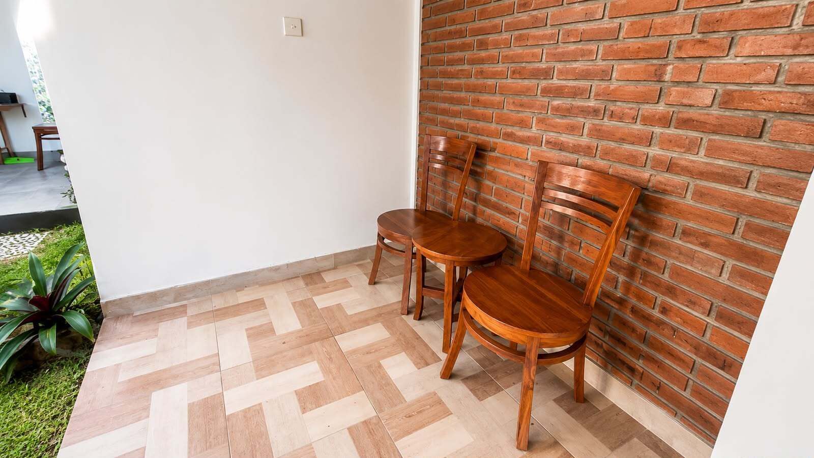 Vila, vista para a piscina | Terraço/pátio