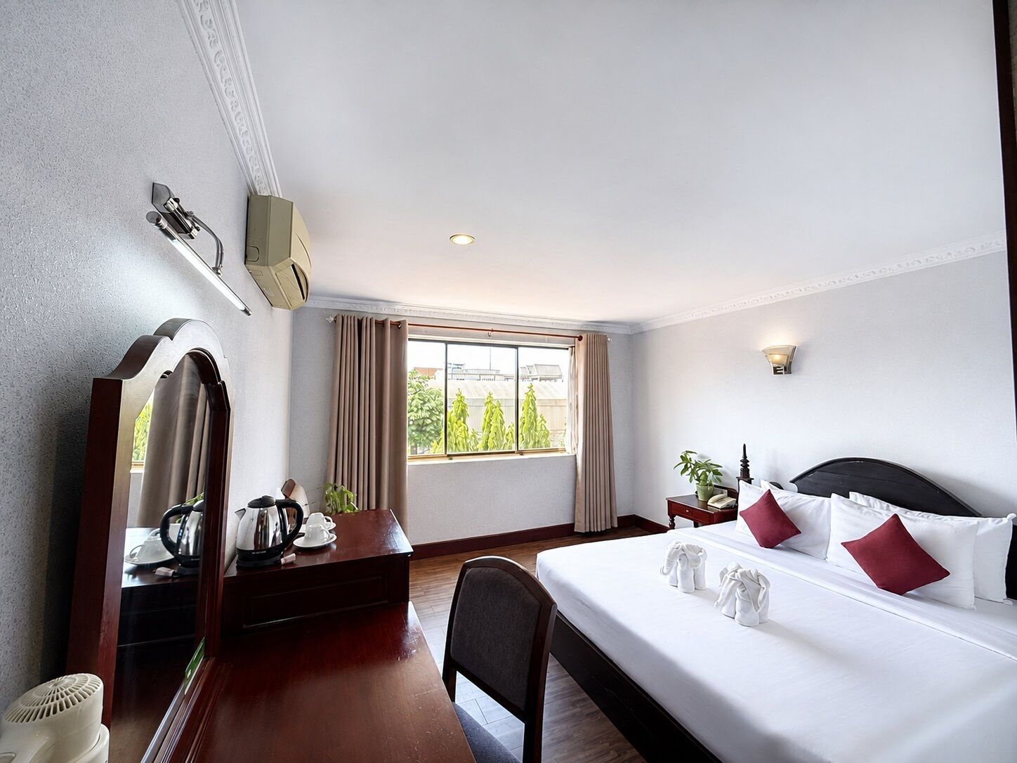 Superior Double or Twin Room, City View | In-room safe, desk, laptop workspace, blackout curtains