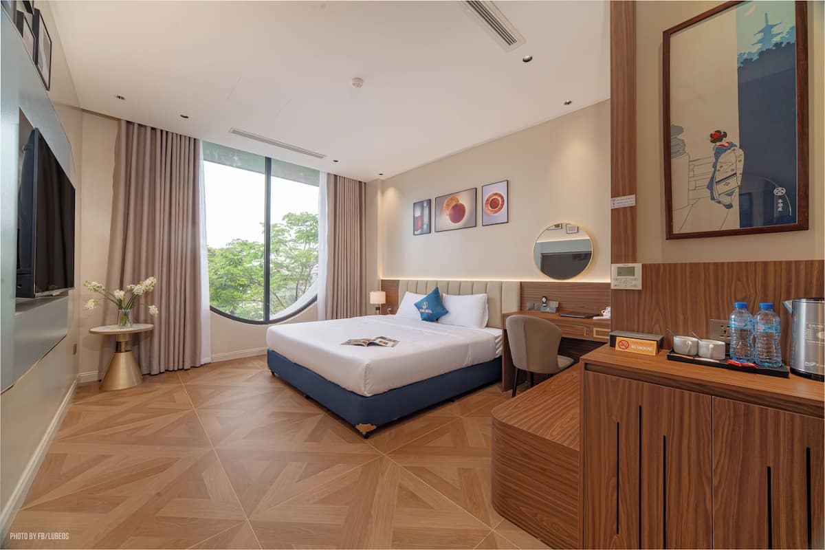 Habitación básica doble, vista a la ciudad | Wifi gratis