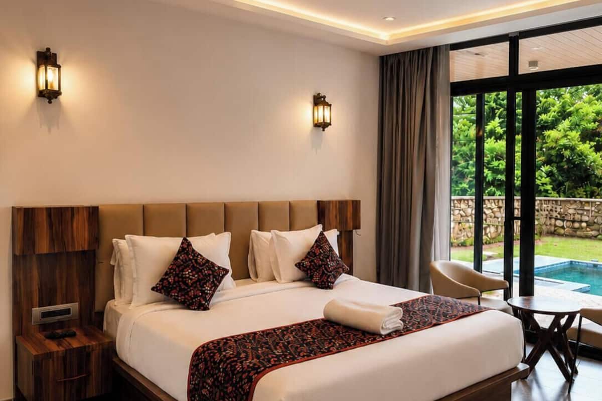 Habitación individual Confort, vistas a la montaña | Ropa de cama