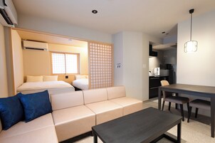 Apartamento, várias camas, para não fumantes | Área de estar