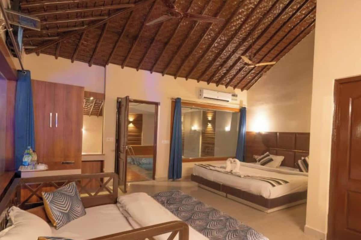 Habitación doble Deluxe, aire acondicionado, vista a la alberca | Vista desde la habitación