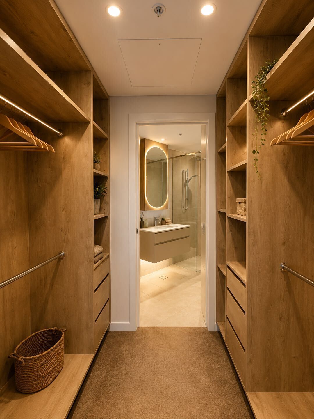 Hair dryer, towels, toilet paper