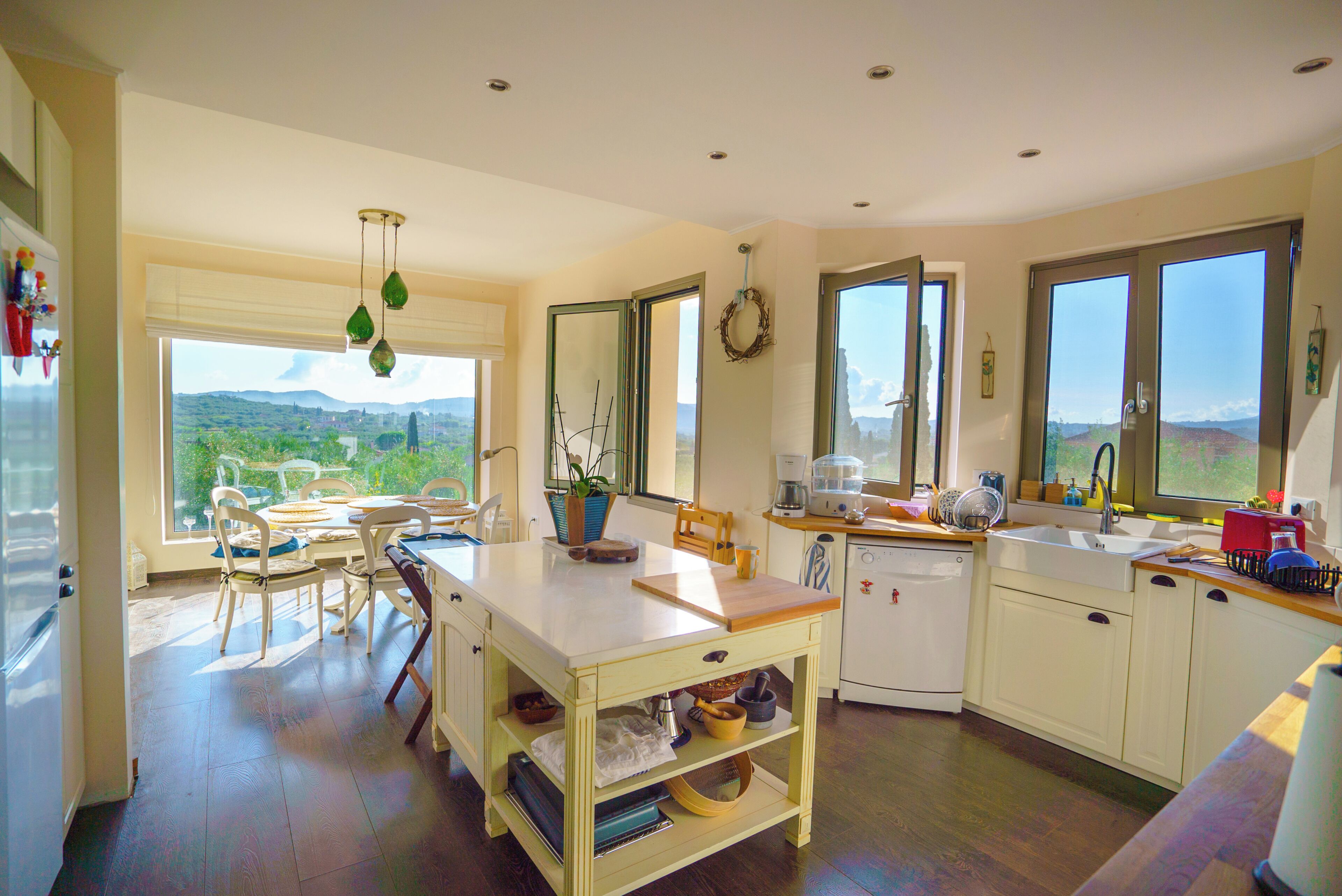 Villa, 3 chambres, balcon, vue jardin | Cuisine privée