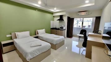 Wifi gratis y ropa de cama