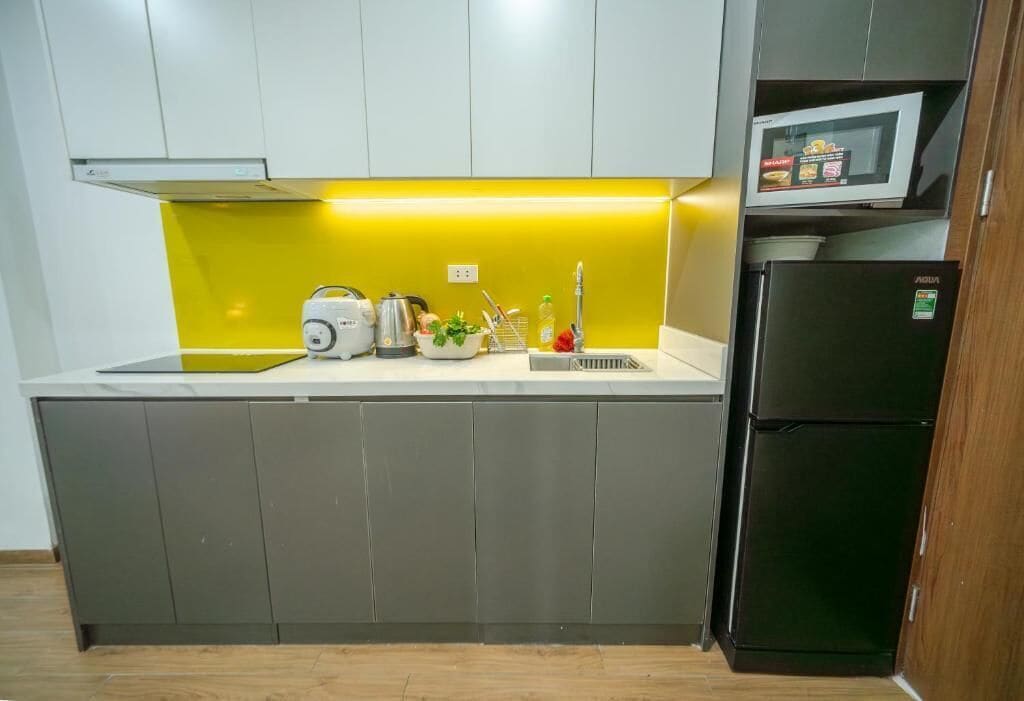 Studio | Cuisine privée | Mini réfrigérateur, micro-ondes
