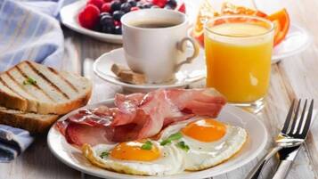 Free daily on-the-go breakfast