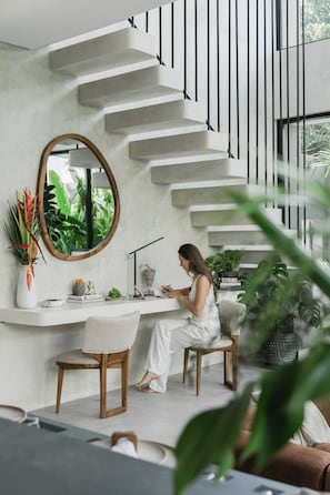Luxury Villa, Pool Access, Garden View | Living area - The form (Pecatu)