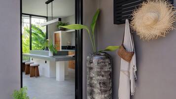 Luxury Villa, Pool Access, Garden View | Private kitchen