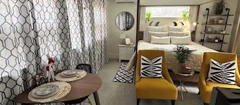 Luxury King Studio • Heated Floors • Soaking Tub • Seasonal Pool Access