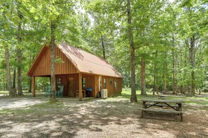 Exterior - Near Blanchard Springs! Classic Cabin in the Woods (Fifty-Six)