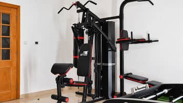 Shared fitness equipment in the common area