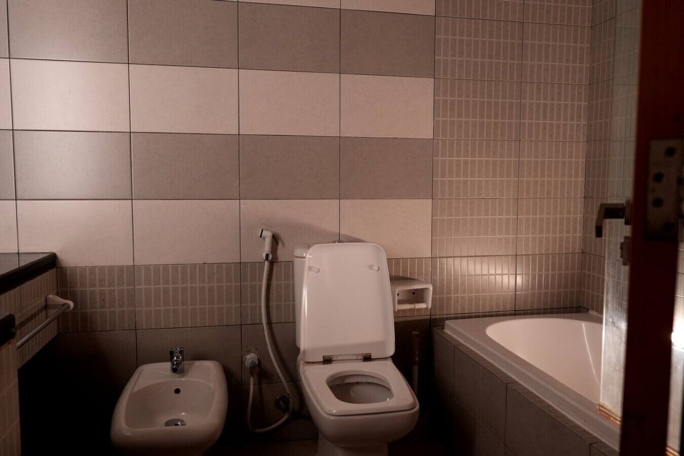 Towels, soap, shampoo, toilet paper