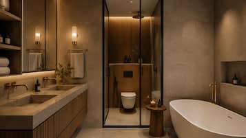 คอมฟอร์ทอพาร์ทเมนท์ | ห้องน้ำ | ของใช้ในห้องน้ำฟรี, ไดร์เป่าผม, ผ้าเช็ดตัว, สบู่