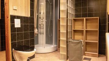 Shower, towels