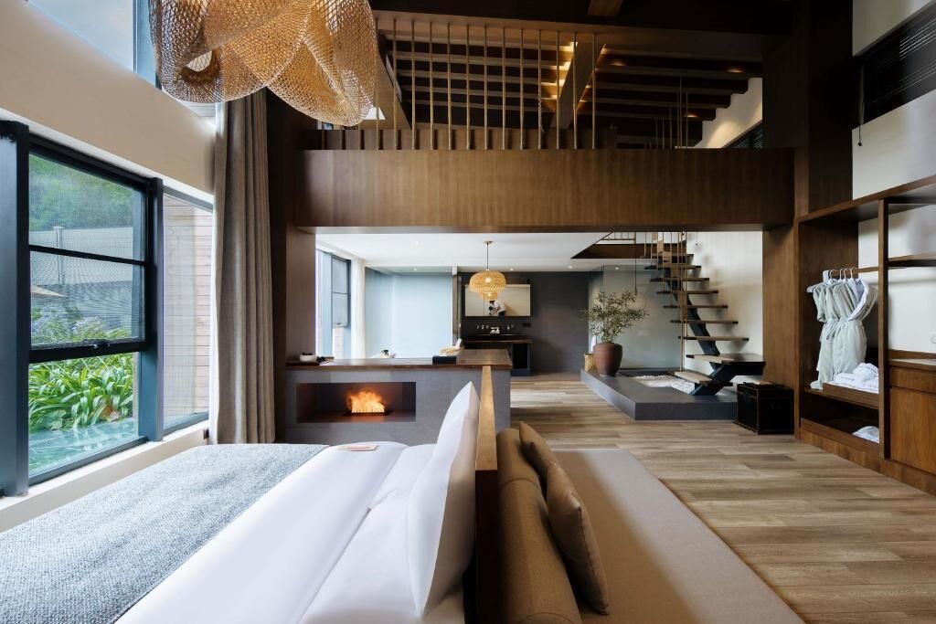 Loft Superior, vista giardino | Una cassaforte in camera, tende oscuranti, insonorizzazione