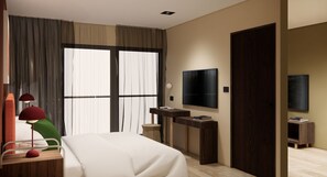 Deluxe Double or Twin Room | Desk, laptop workspace, free WiFi - Syama Mansion Kamala (Kathu)