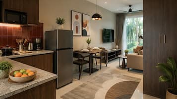 Habitación Deluxe con 1 cama doble o 2 individuales | Zona de estar