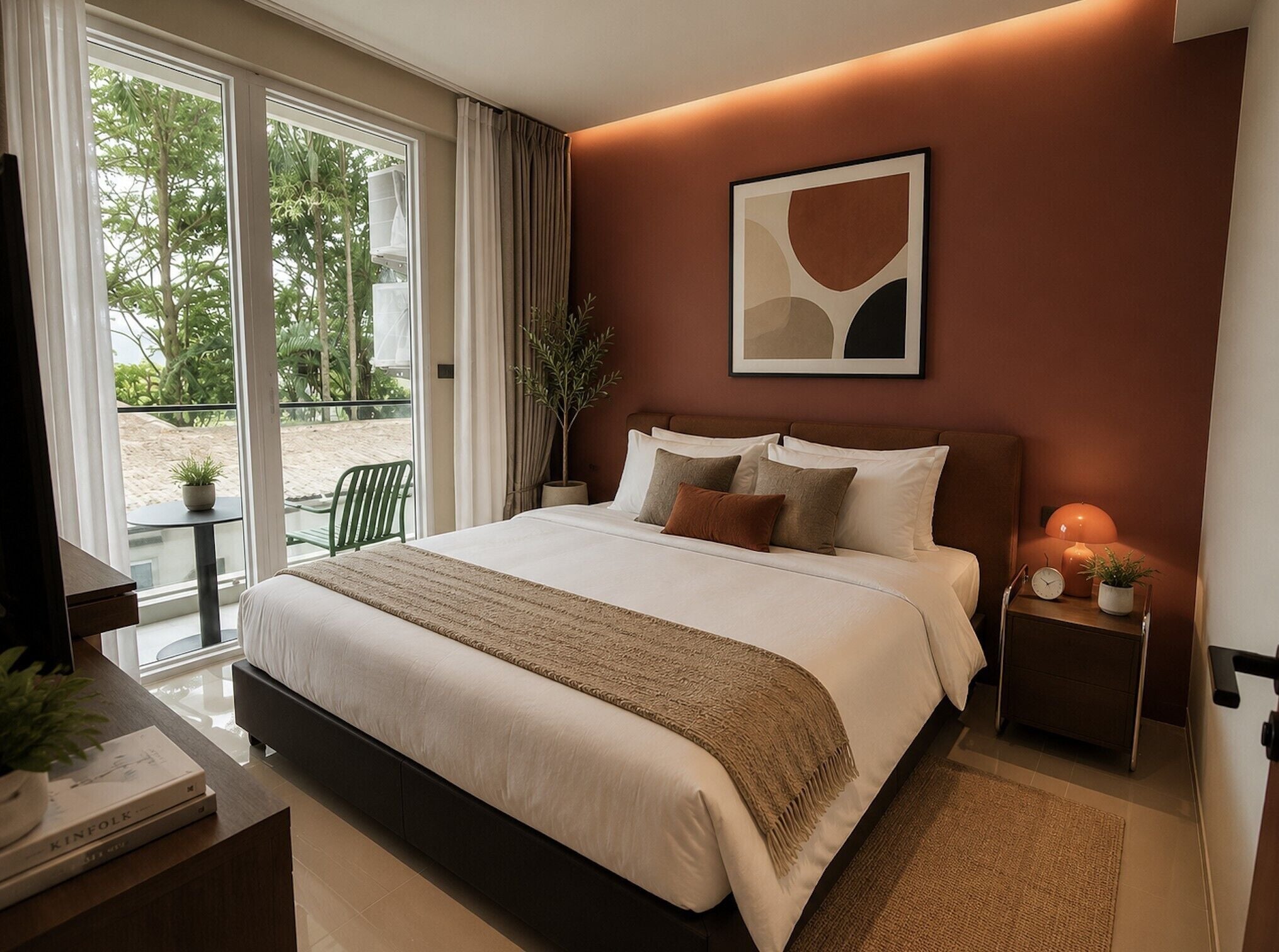 Habitación Deluxe con 1 cama doble o 2 individuales | Escritorio, espacio para trabajar con un portátil, wifi gratis