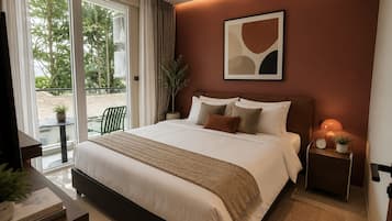 Habitación Deluxe con 1 cama doble o 2 individuales | Escritorio, espacio para trabajar con un portátil, wifi gratis