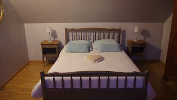 Desk, iron/ironing board, travel crib, free WiFi