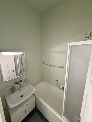 Hair dryer, towels, soap, toilet paper - ALENO Suites near St. Gallen with 2 bedrooms and a parking space (Wittenbach)