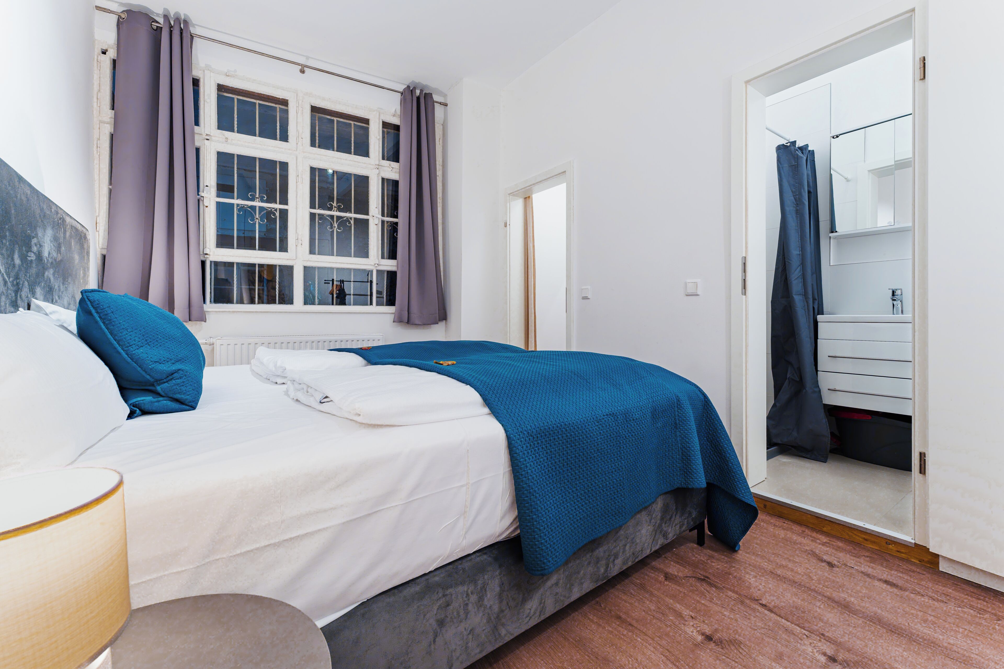 Classic-Apartment, 1 Schlafzimmer, Nichtraucher, Küche | Verdunkelungsvorhänge, Babybetten, kostenloses WLAN, Bettwäsche