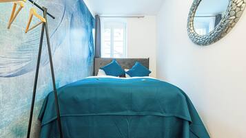 Classic-Apartment, 1 King-Bett und Schlafsofa, Nichtraucher, Küche | Verdunkelungsvorhänge, Babybetten, kostenloses WLAN, Bettwäsche