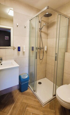 Shower, hair dryer, towels, soap - Le Verger - 6BR Gîte within Durbuy House Estate (Durbuy)