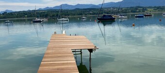 Maison de vacances 'Seehaus Simssee' avec terrasse privée et jardin privatif