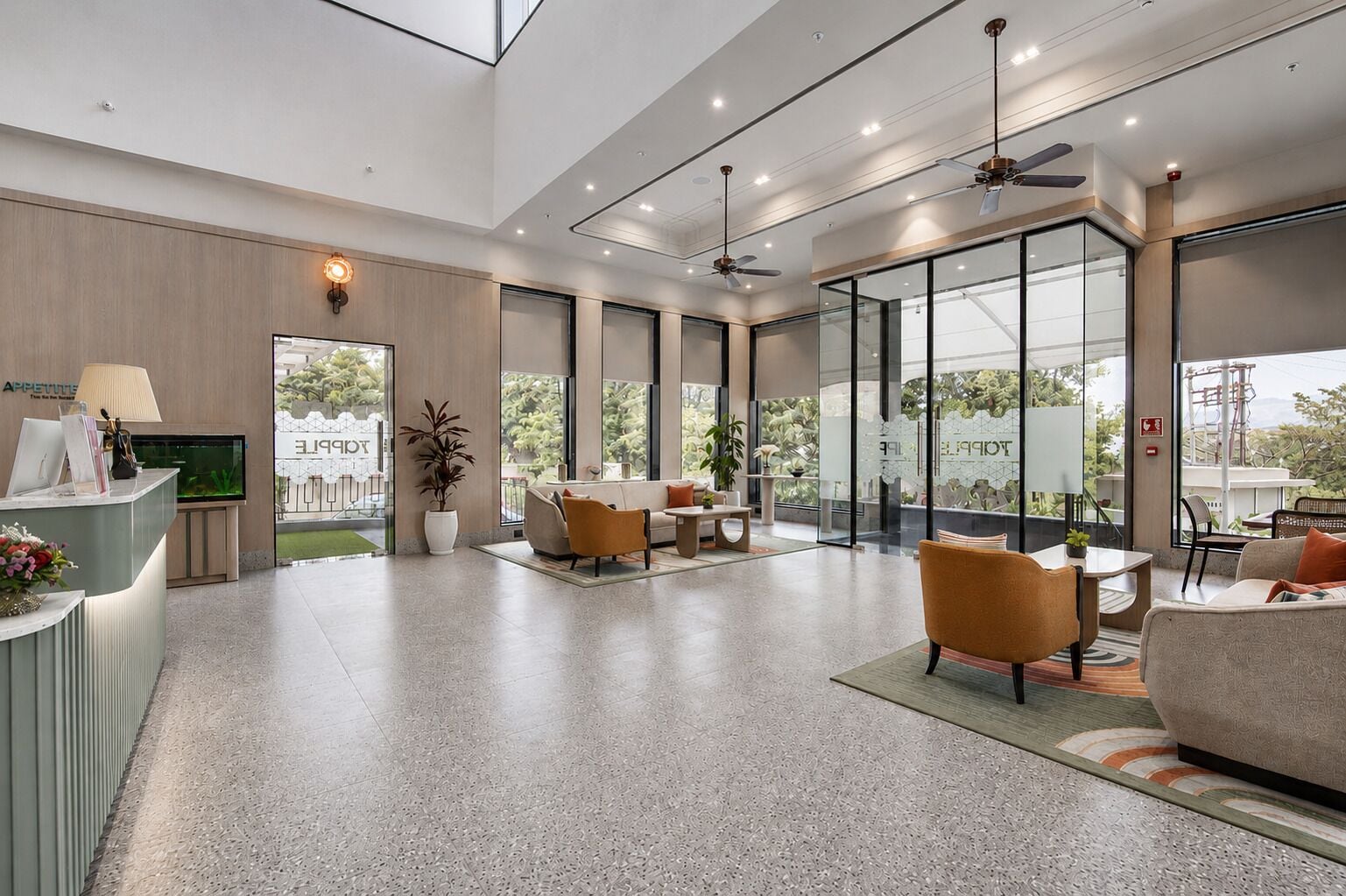 Lobby sitting area
