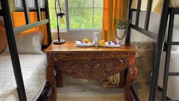 Iron/ironing board, WiFi, bed sheets