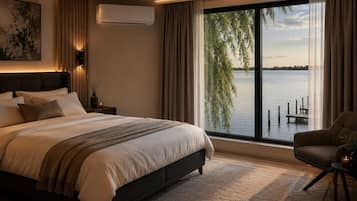 Habitación doble, balcón, vista al lago | Wifi gratis