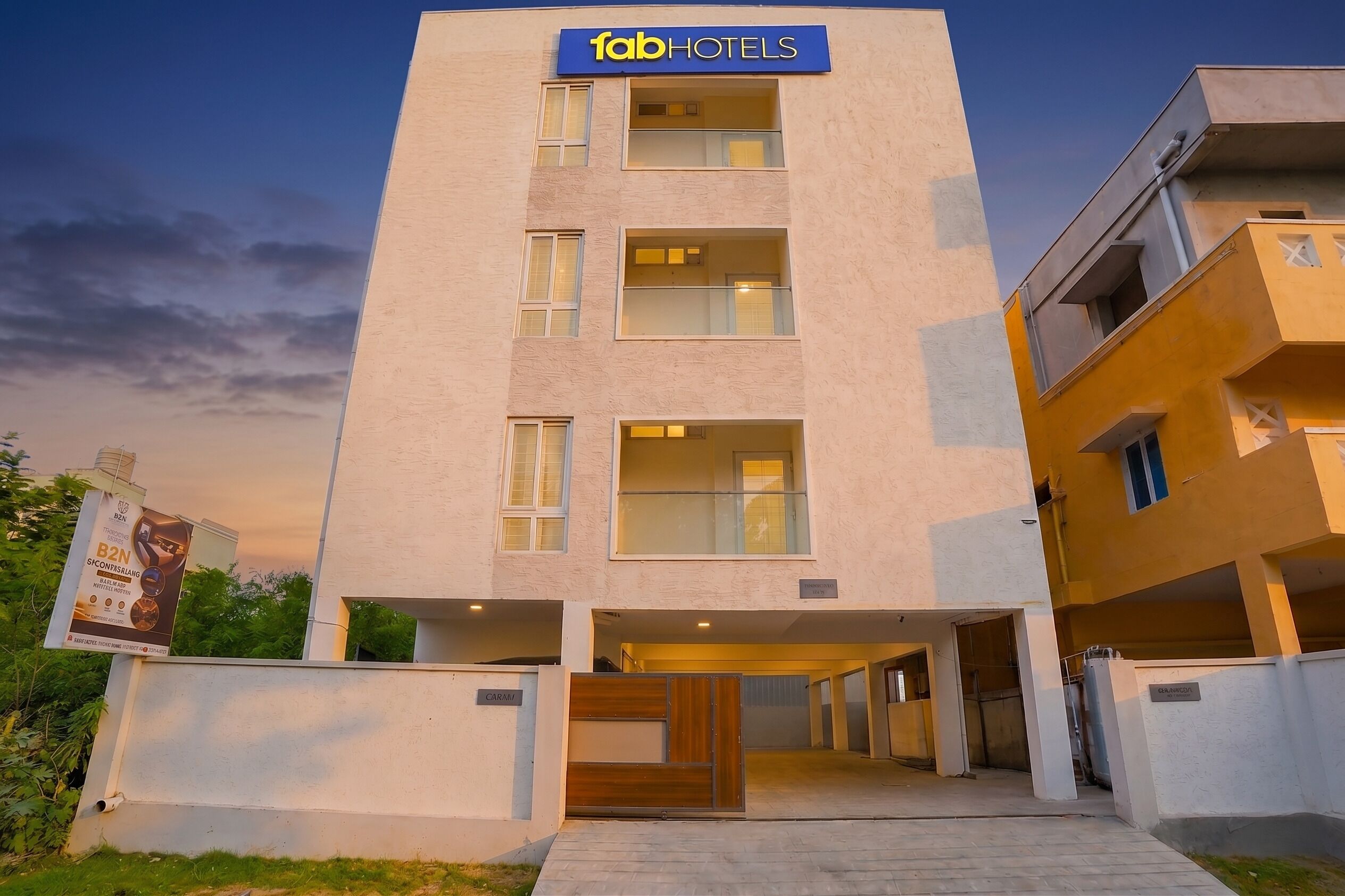 Fassade der Unterkunft
